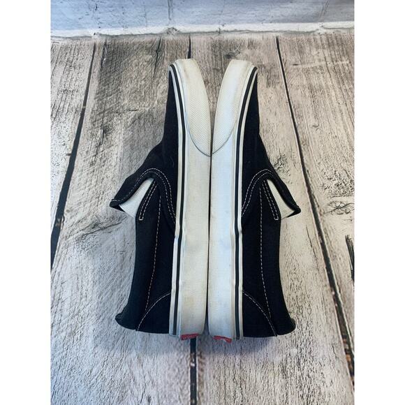 VANS Unisex Adult Classic Black Slip On Sneakers / Size: M 6.5 W 8 - Picture 4 of 9